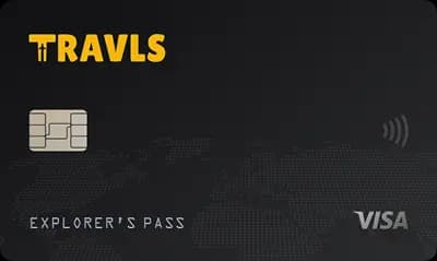 Travls Standard card — black metal